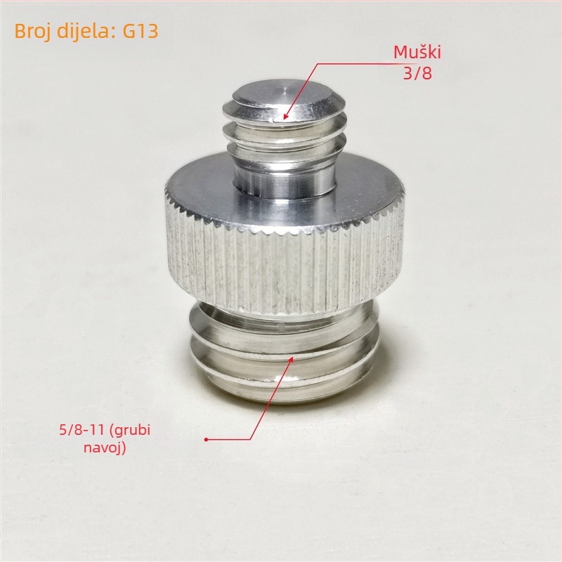 Laser razina s adapterom za stativ: 1/4 okretaja, 5/8 vijak, 3/8 spoj, infracrveni laser