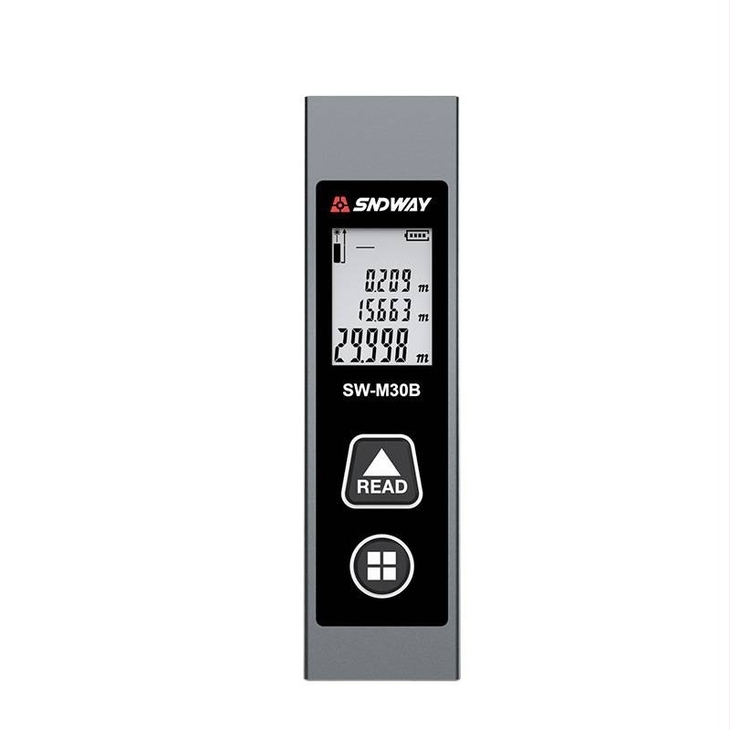 SW-M30A laserski mjerač udaljenosti, ručni infracrveni mjerni uređaj, raspon mjerenja 0,05–30 m, točnost ±5 mm + d×1/10000