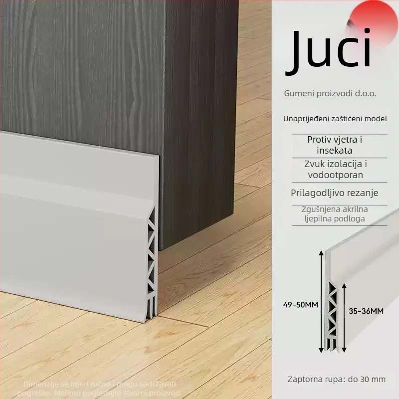 Donji brtveni trak za vrata Gather Energy — otporan na habanje, starenje i koroziju, zaštita od vjetra i prašine, kompatibilan s OEM logom