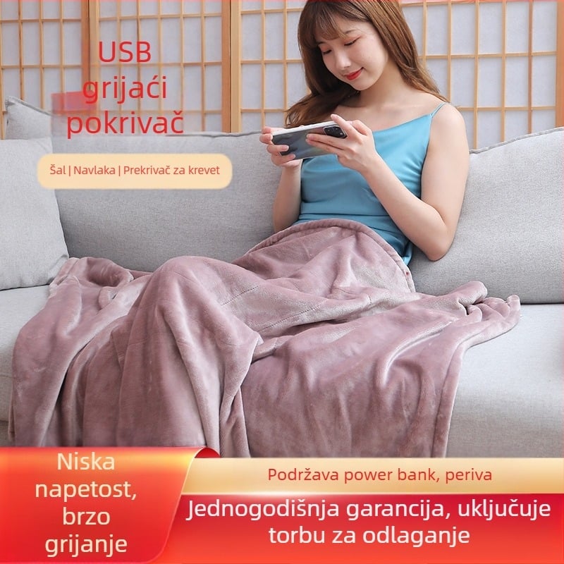 Flanel deka, poliester vlakno, 1000–1500 g, cjelogodišnja upotreba, prilagodba dostupna