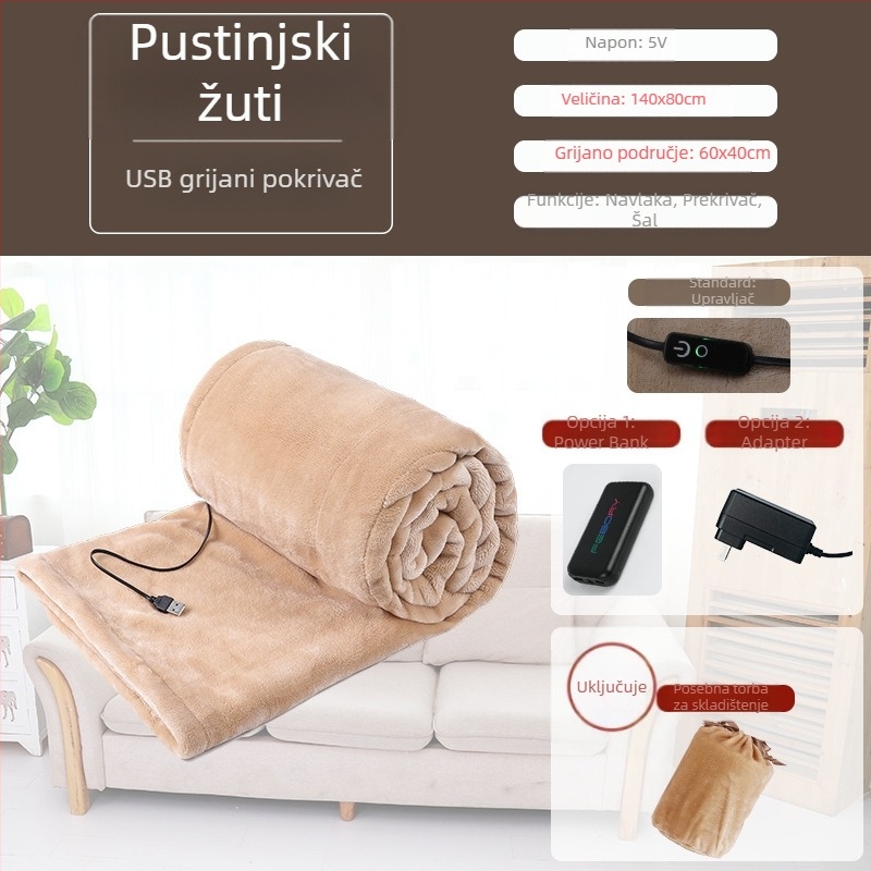 Flanel deka, poliester vlakno, 1000–1500 g, cjelogodišnja upotreba, prilagodba dostupna