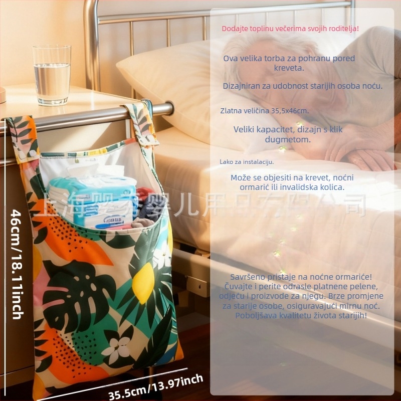 Odrasle hlačne pelene, višekratno upotrebljive, tihe i vodootporne, TPU materijal, razina sigurnosti B, pogodne za odraslu tjelesnu masu