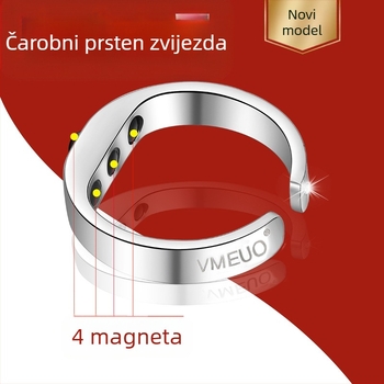 VMEUO metalna narukvica s tekstom, jednostavan unisex dizajn