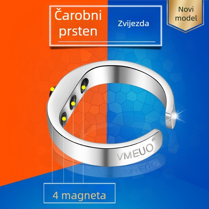 VMEUO metalna narukvica s tekstom, jednostavan unisex dizajn