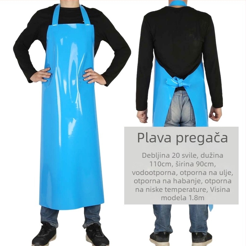 TPU pregača – vodootporna i otporna na ulja, bez rukava, moderan minimalistički stil, brend Xiong Xuemei