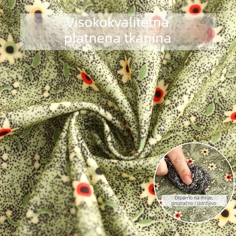 HAOJIN Platnena Pregača Bez Rukava – Otporna na Mrlje za Kuhinju, Moderne Prozračna Radna Odjeća