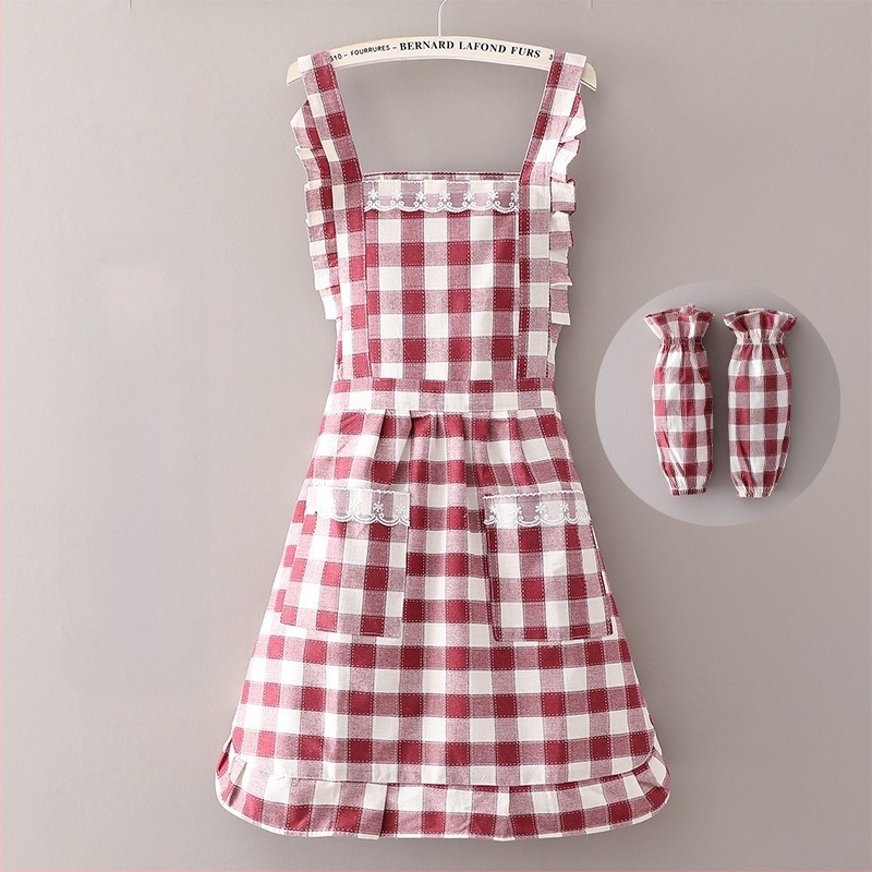 HAOJIN Platnena Pregača Bez Rukava – Otporna na Mrlje za Kuhinju, Moderne Prozračna Radna Odjeća