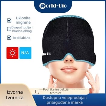 Gel ledena kapa za glavu za hlađenje i fizioterapiju | Najlon materijal, gel punjenje, 860 g