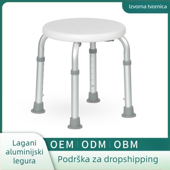 Blessing kupaonica stolica – aluminij + HDPE, Model Bench 1.1, Primjena: njega zdravlja i masaža, Neto težina 1,7 kg