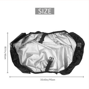 Kryt kiše za jastučić sjedala električnog skuter/vozila za starije i osobe s invaliditetom; otporno na prašinu i vodu; elastični omotač; materijal Oxford/poliester tafta; moguć ispis logotipa.