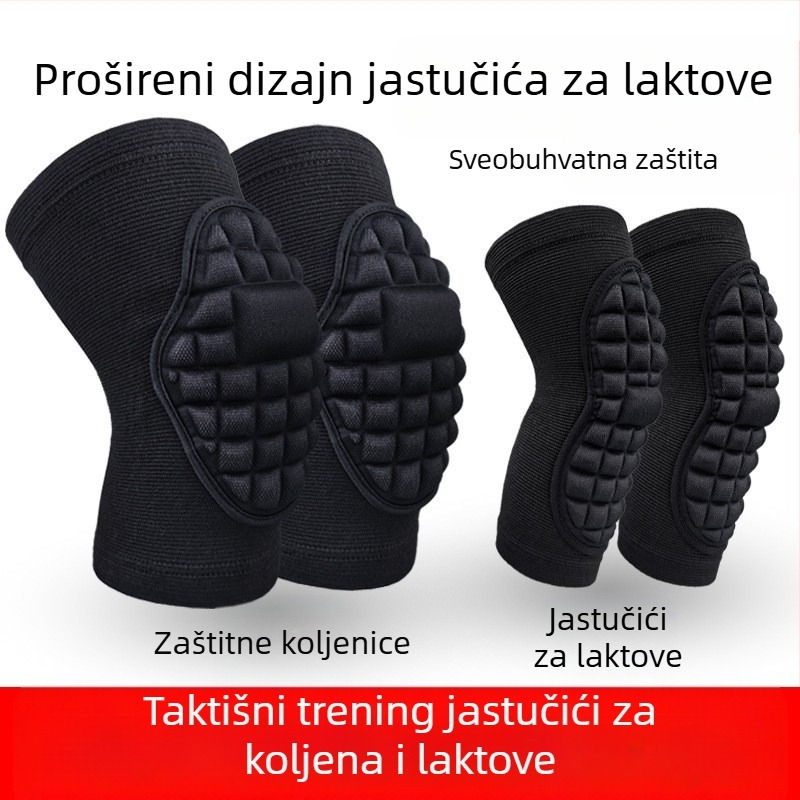 Meters Paket zaštitne opreme za vojnu obuku, četverodjelni set: zglobovi ruke, laktovi, koljena, gležnjevi i struk; poliester vlakna