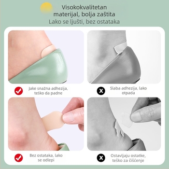Jastučići za petu cipela – otporni na habanje, nevidljivi protuklizni flasteri; pogodni za tenisice, čizme, sandale, svakodnevne i radne cipele; ljeto, zima, proljeće i jesen