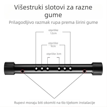 TOSUOD Vertikalni stalak za parkiranje bicikala, za cestovne i planinske bicikle, ojačan dizajn, unutarnje skladištenje, visoko ugljična čelična konstrukcija