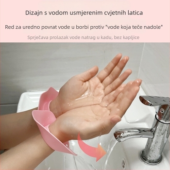 Silikonska narukvica za pranje lica i kose; vodootporna manšeta, višestruki dodatak za njegu