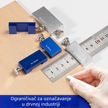 Hongpai čelično ravnalo – blok za pozicioniranje s kliznim vodičem za drvetarsku obradu