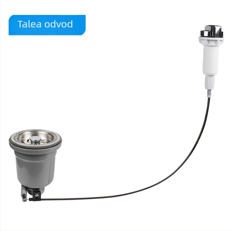 Brand Talea: Kuhinjski odvodni komplet s jednim odjelom i automatskim upravljanjem, model XK217C006, materijali PP + 304 nehrđajući čelik + PVC, stil lagani luksuz, dimenzije 110 × 114 × 140 mm