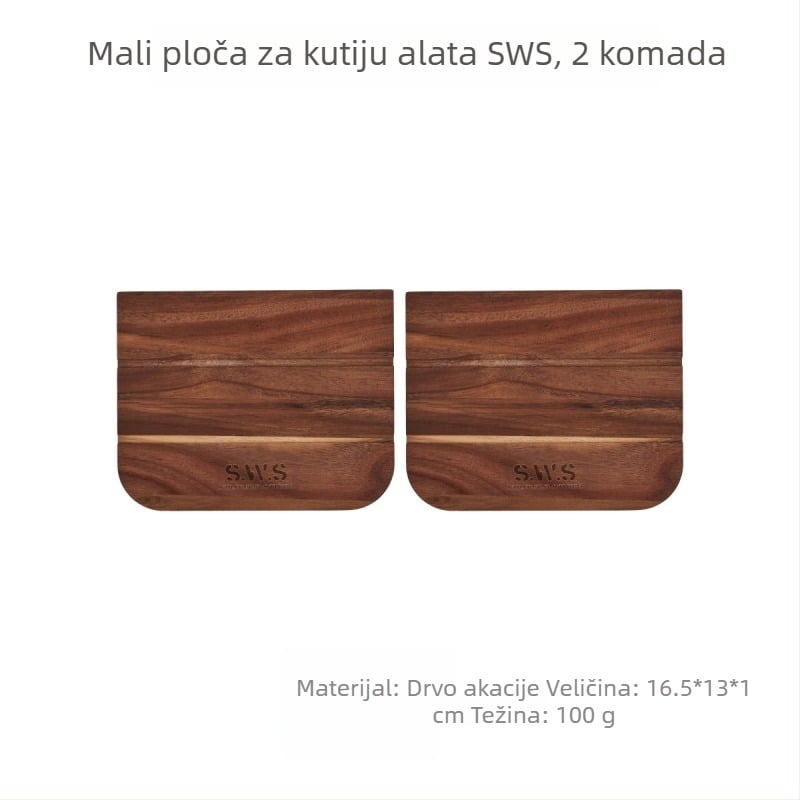 Wellhike Metalna kutija za alate - Prijenosna kutija s jednim slojem za alate, dijelove i skladištenje vozila