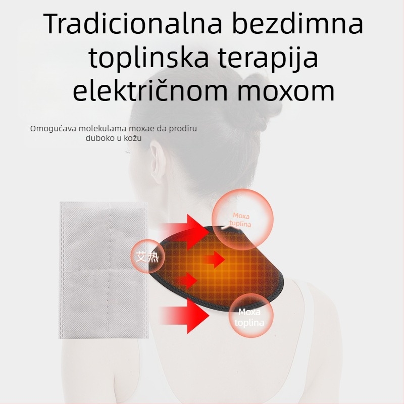 USB napajano grijanje za vrat s daljinskim infracrvenim zagrijavanjem (5V, 8-10W, 3-razinska regulacija temperature, 70 g)