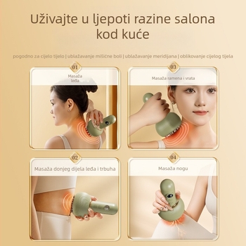 Minhuang KAMQ-0911-T Električno Gua Sha uređaj, punjivo, upravljanje gumbom, baterija 1800mAh
