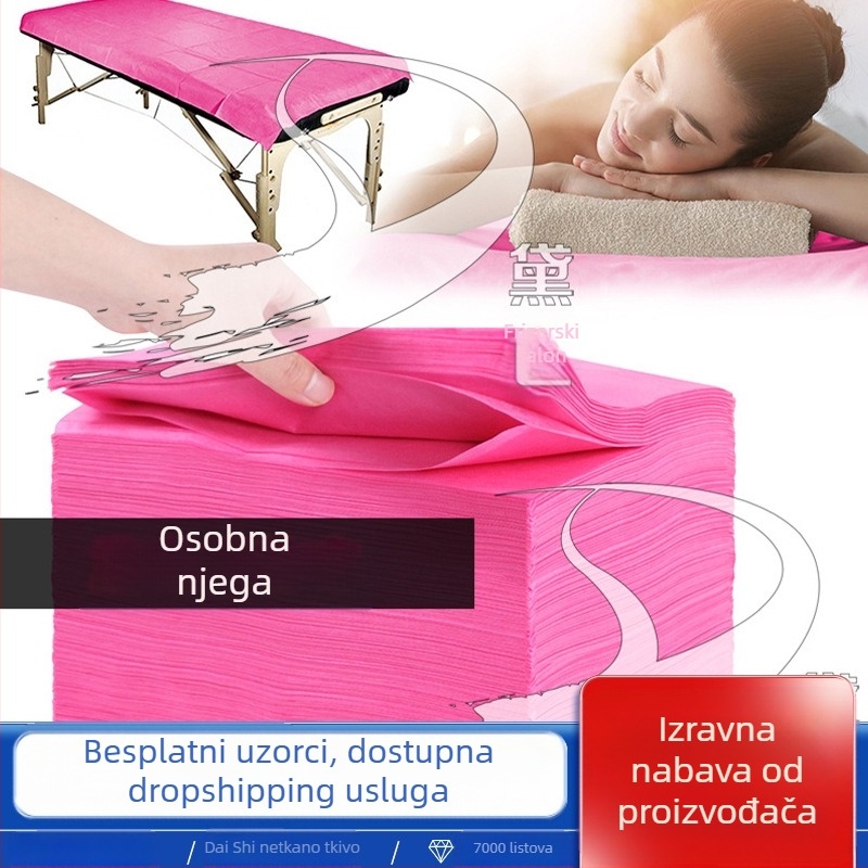 Hotelska jednokratna posteljina od netkanog materijala, prozračna, vodootporna, Daishi marka