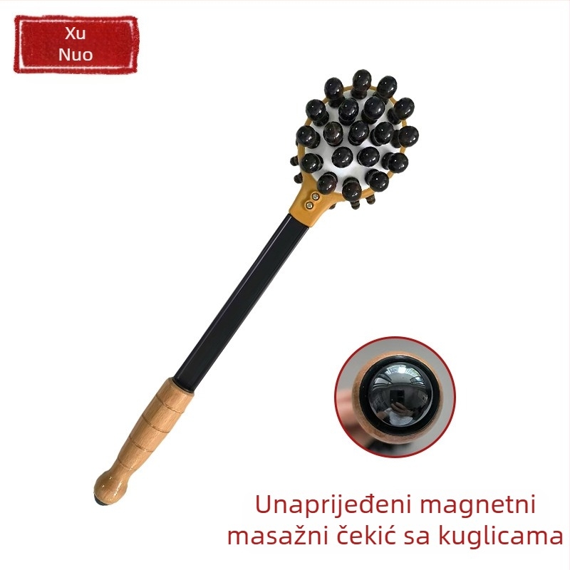 Xu nuo Drveni masažni štapić/čekić – za kućnu upotrebu, 225 g, jedan komad