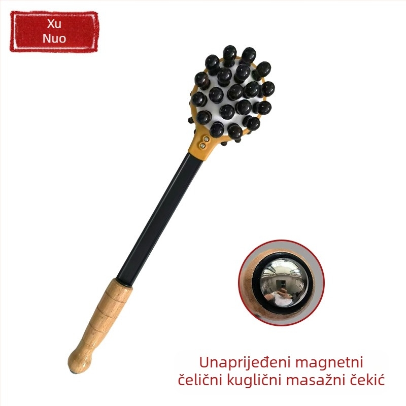 Xu nuo Drveni masažni štapić/čekić – za kućnu upotrebu, 225 g, jedan komad