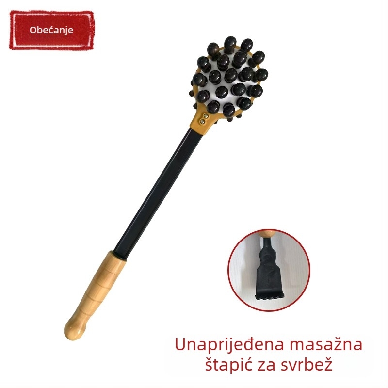 Xu nuo Drveni masažni štapić/čekić – za kućnu upotrebu, 225 g, jedan komad