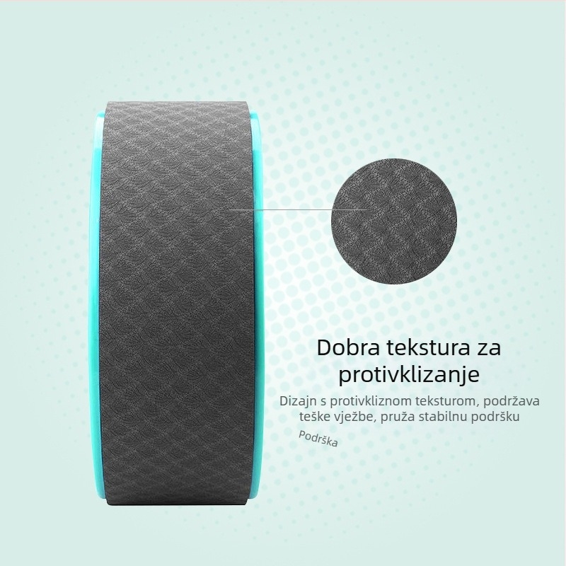 Joga kolut s podrškom za savijanje leđa i valjak s reljefnom teksturom – za početnike; PP; Dongdeli