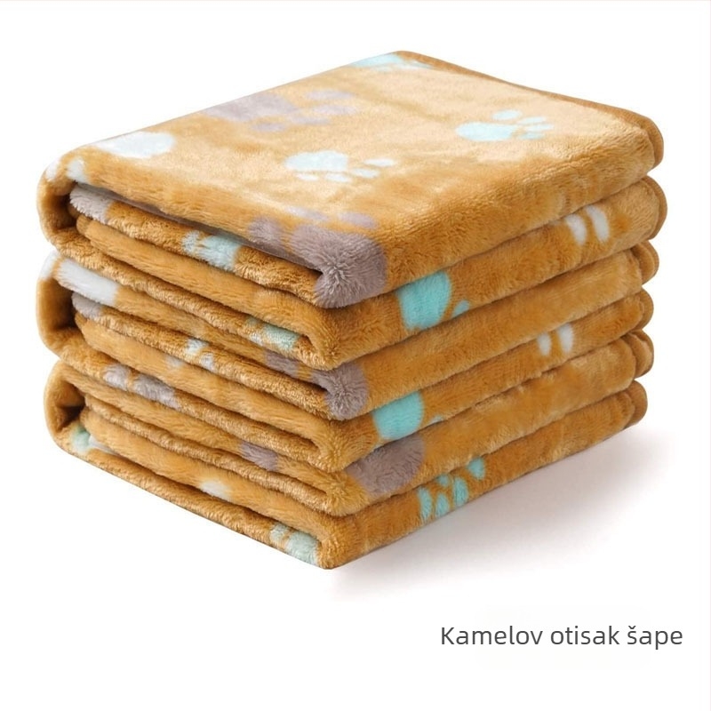 Deka za kućne ljubimce i podloga za šape – flanel velur, pogodno za pse i mačke