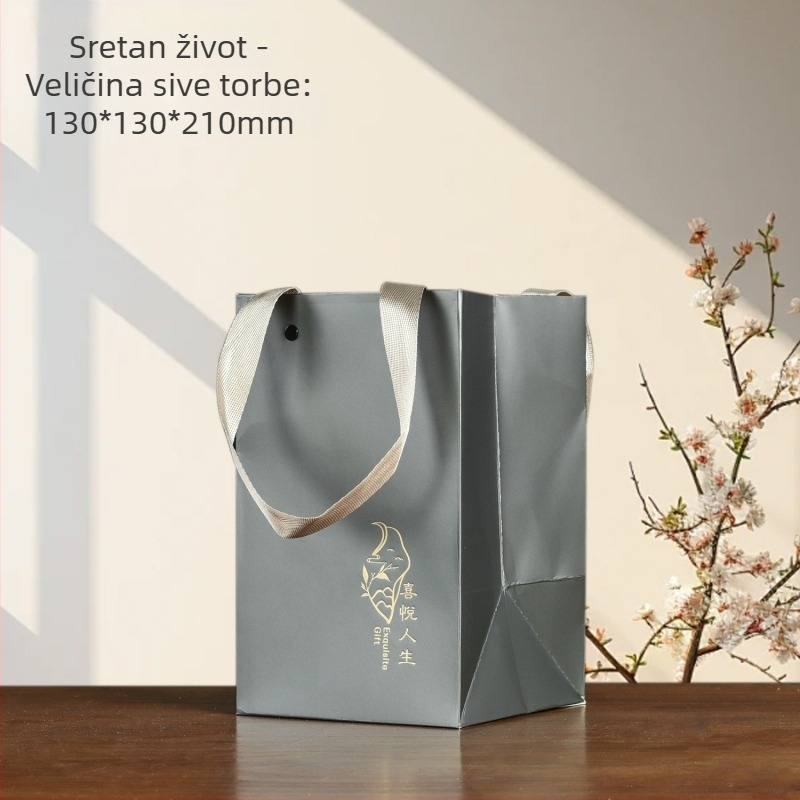 Metalna kutija za čaj, zapečaćena, kineskog stila, kapacitet 100 g ili 200 g