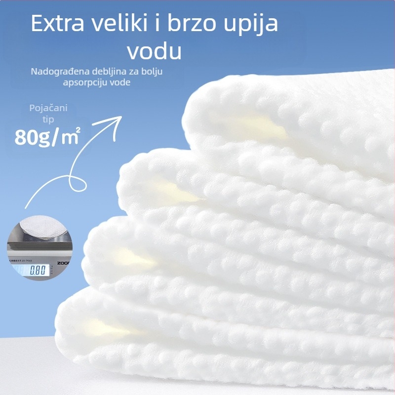 Shock Dječji jednokratni ogrtač za kupanje i ručnik, netkana tkanina, 95% poliester, brzo suši, upija, unisex, jesenska upotreba