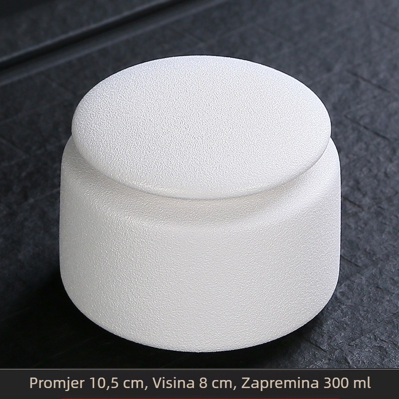 Keramička posuda za čaj s prilagođenim logotipom; moderan minimalistički stil; materijal: keramika; težina: 0.5; pakiranje: karton ili kutija za poklon