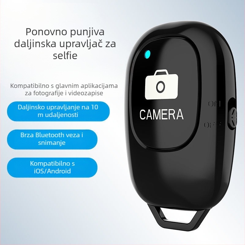 Selfie daljinski upravljač – punjiv, prijenosan, mini (Bluetooth 4.0 • ABS • Model: Charging)
