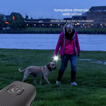 Mini ultrazvučni deterent za pse - visoka snaga, dugi domet, za treniranje i vanjsku obranu, ABS materijal