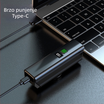 Prednja svjetiljka za noćnu vožnju na biciklu – 10W LED, baterija 3000–4500 mAh, napajanje baterijom, domet do 50 m, uključeno punjač