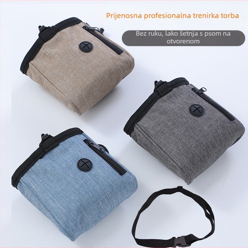 Torba za poslastice za trening kućnih ljubimaca, Oxford materijal, kapacitet 500 g, srednje mekana tekstura