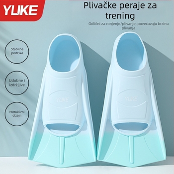 Odrasle silikon plivačke peraje marke Yuke – za slobodni stil i trening kraula, bez prilagodbe