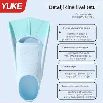 Odrasle silikon plivačke peraje marke Yuke – za slobodni stil i trening kraula, bez prilagodbe