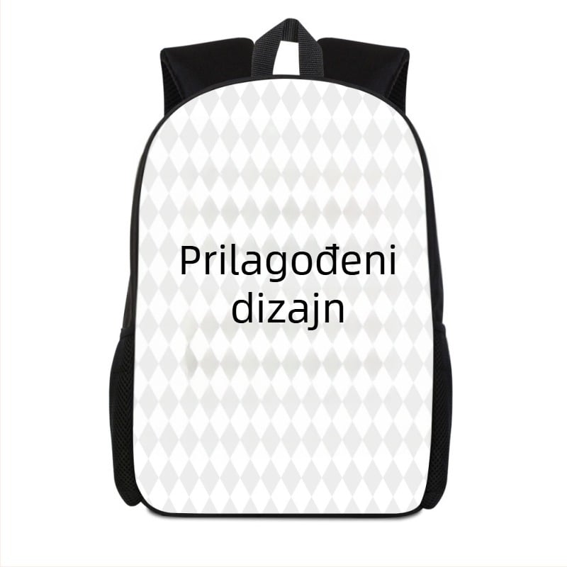 Školska torba s motivom pauka, poliester, 3D otisak, lagan