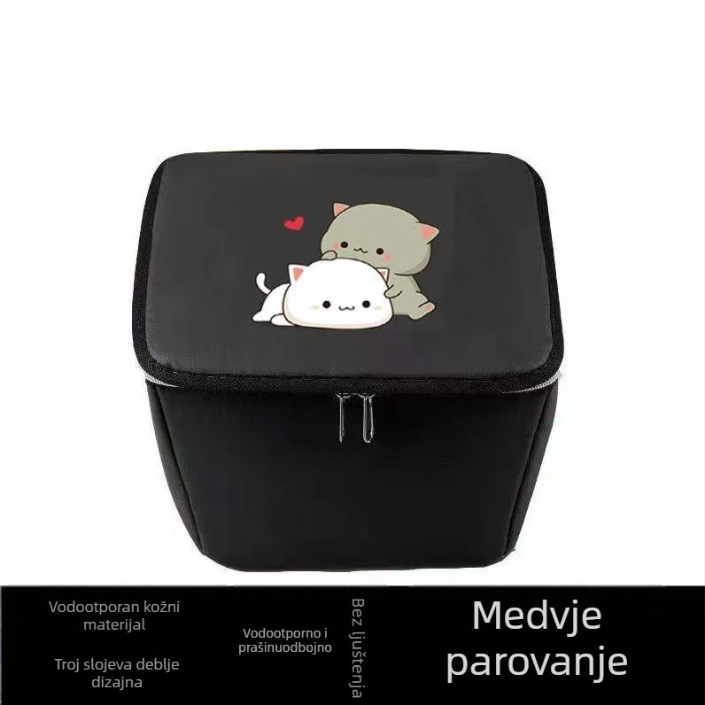 Prednja košara za električni bicikl, poliestersko vlakno, s unutarnjom podstavom, Jia Ning