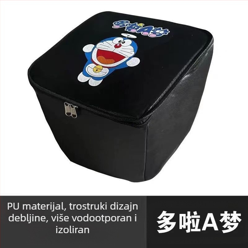 Prednja košara za električni bicikl, poliestersko vlakno, s unutarnjom podstavom, Jia Ning