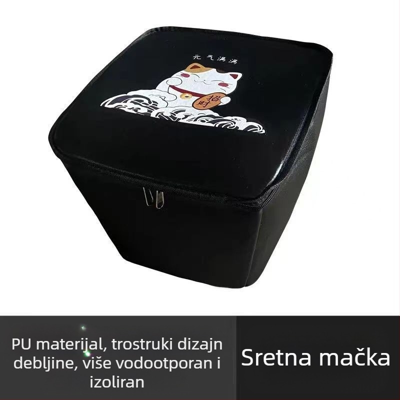 Prednja košara za električni bicikl, poliestersko vlakno, s unutarnjom podstavom, Jia Ning