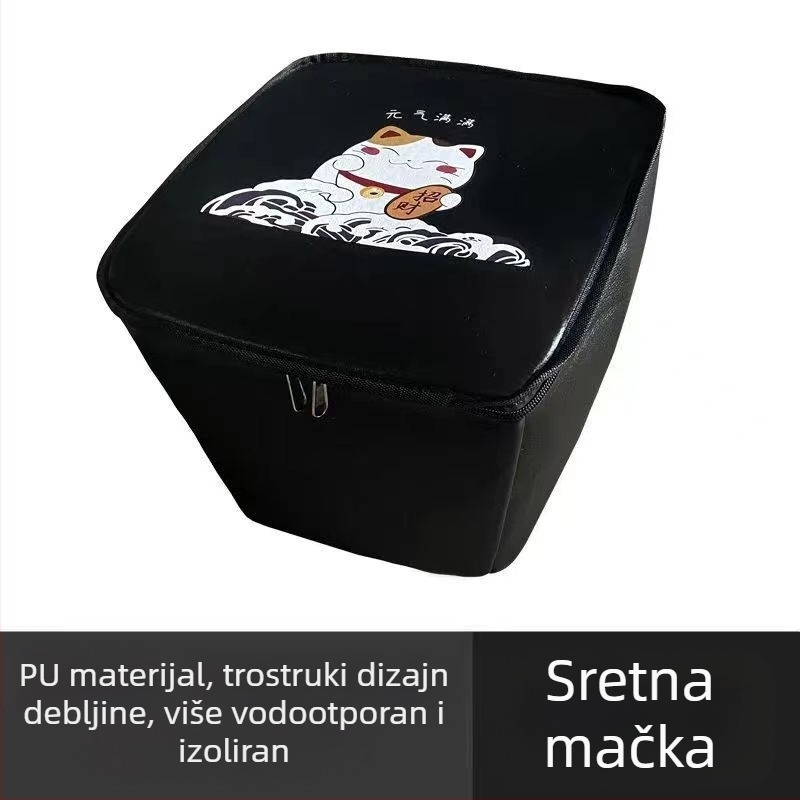 Prednja košara za električni bicikl, poliestersko vlakno, s unutarnjom podstavom, Jia Ning