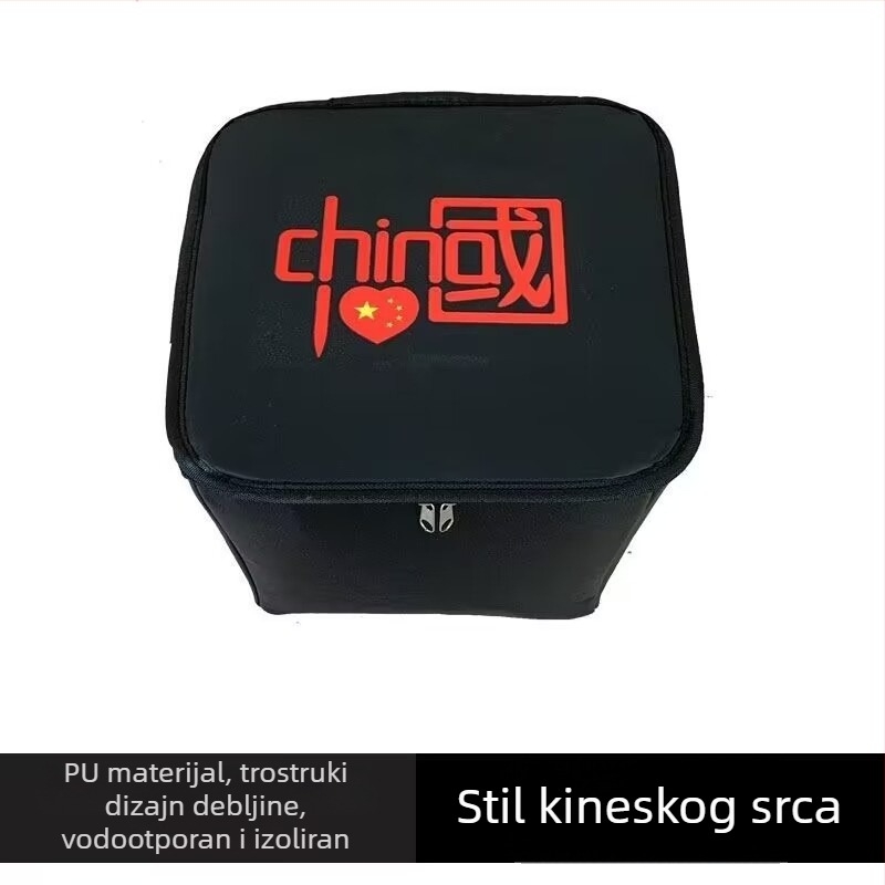 Prednja košara za električni bicikl, poliestersko vlakno, s unutarnjom podstavom, Jia Ning