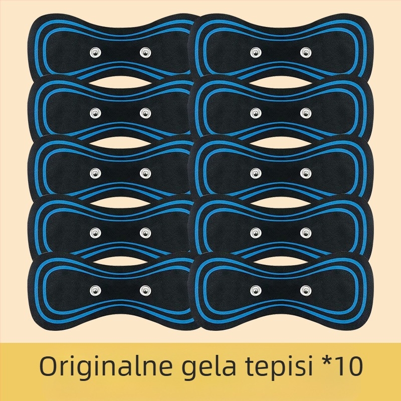 Masažer za vratnu kralješnicu JZAMT01, punjiv, 1 kontakt za masažu, mini masažna pločica, pulsna akupunktura