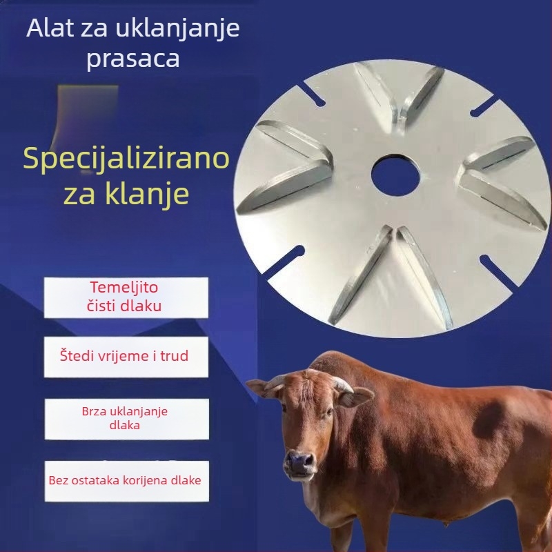 Električni kutni brusilnik za poljoprivredu – uklanjanje dlaka sa svinja i poliranje vune goveda i ovaca, nehrđajući čelik (Materijal: nehrđajući čelik; Opseg primjene: Poljoprivreda; Marka: Druga)