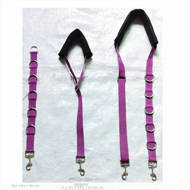 Prilagodljivi najlonski pojas za njegu i kupanje kućnih ljubimaca, s D-prstenom, za pse i mačke