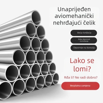 Teleskopska štap za mrežu za ribolov od nehrđajućeg čelika s protukliznim univerzalnim zglobom — set