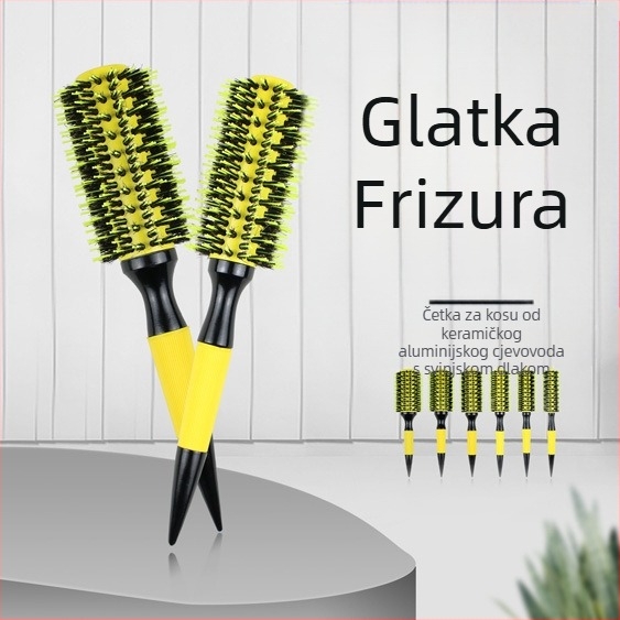 Četka za uvijanje kose, King Carpenter, ABS materijal sa čekinjama i najlonskim vlaknima, za opću uporabu