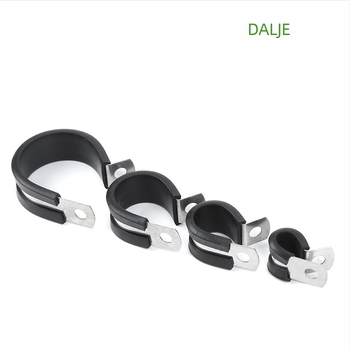 TFURTHER cijevni steznik s gumom podlogom, nehrđajući čelik 304, za fiksiranje cijevi